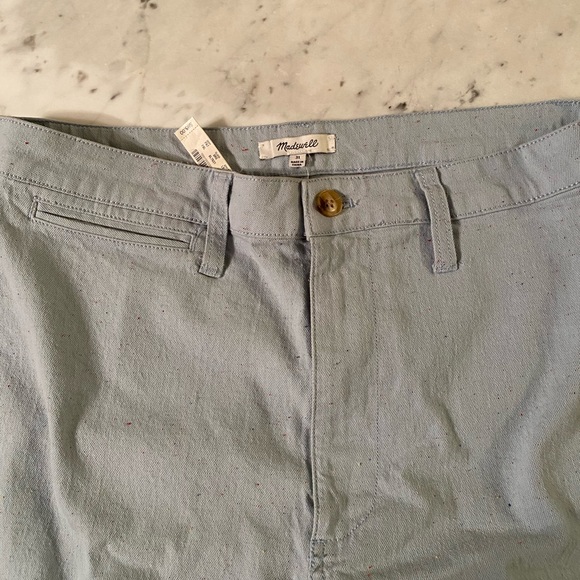 Madewell Slim Emmett Wide-Leg Crop Pant in Speckle - Picture 5 of 5